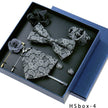 8-Piece Men's Formal Wear Gift Box Set – Bow Tie, Pocket Square, Cufflinks & Tie Clip | Canada & USA