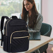 Plain Large Capacity College and High School Backpack
