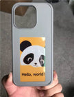 Smart Ink Screen Couple Phone Case NFC Sensor Projection Screen