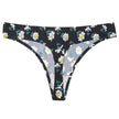 Women's Seamless Floral Print Low-Waist Briefs No-Trace Breathable