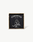 Edmonton Hockey Puck Wood Sign – Hockey-Inspired Wall Art