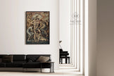 Edward Burne-Jones - Cupid's Hunting Grounds | Famous Mythology Classic Art (available handframed or unframed)