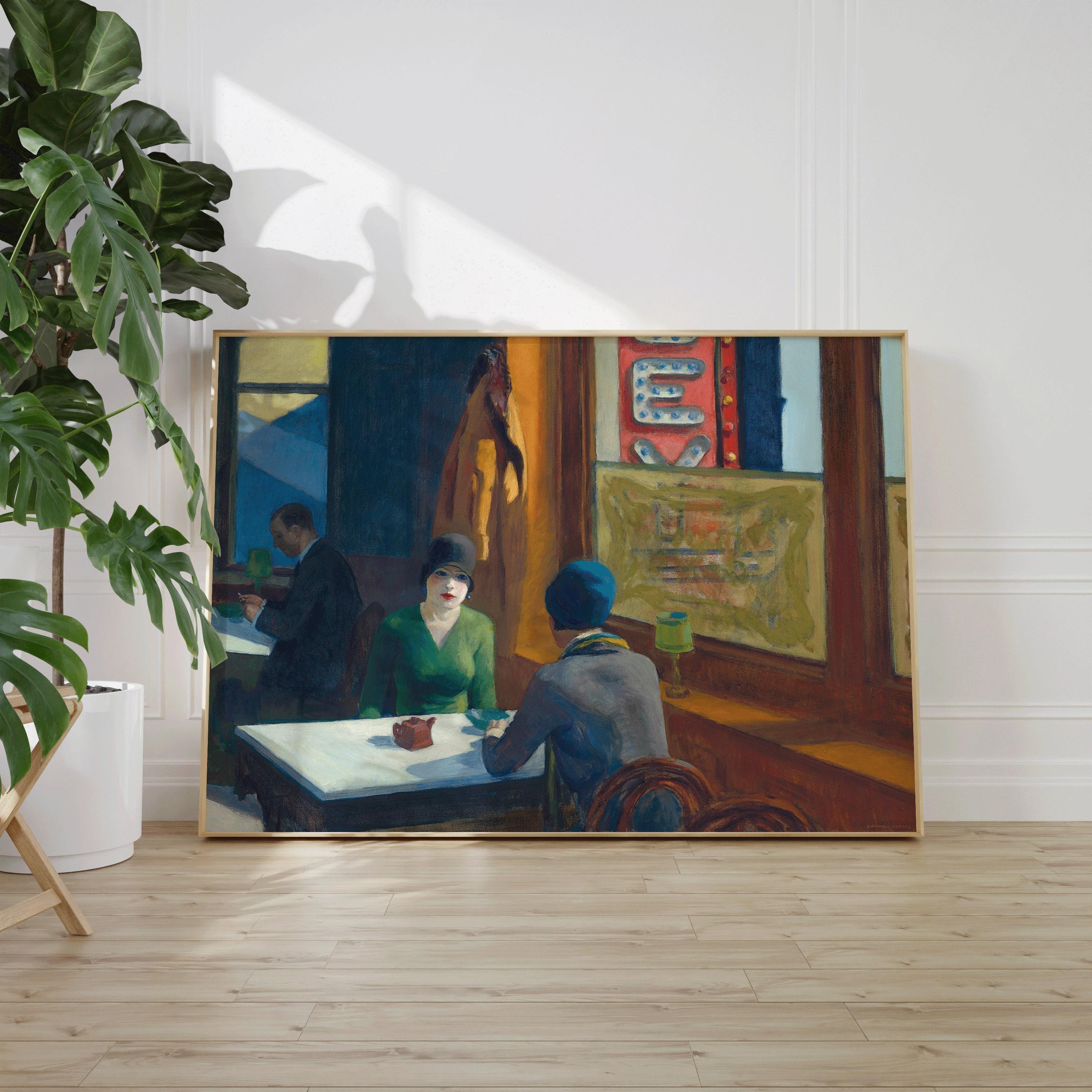 Edward Hopper - Cafe (Chop Suey) | Famous Art (available handframed or unframed)