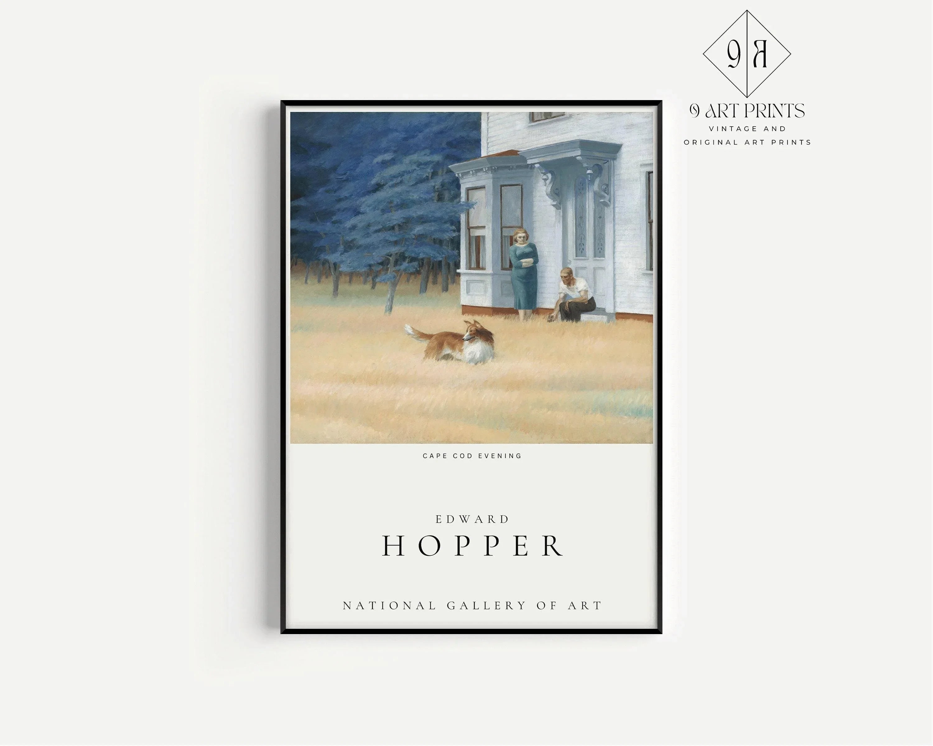Edward Hopper Exhibition Poster Set: Cape Cod Morning and Evening