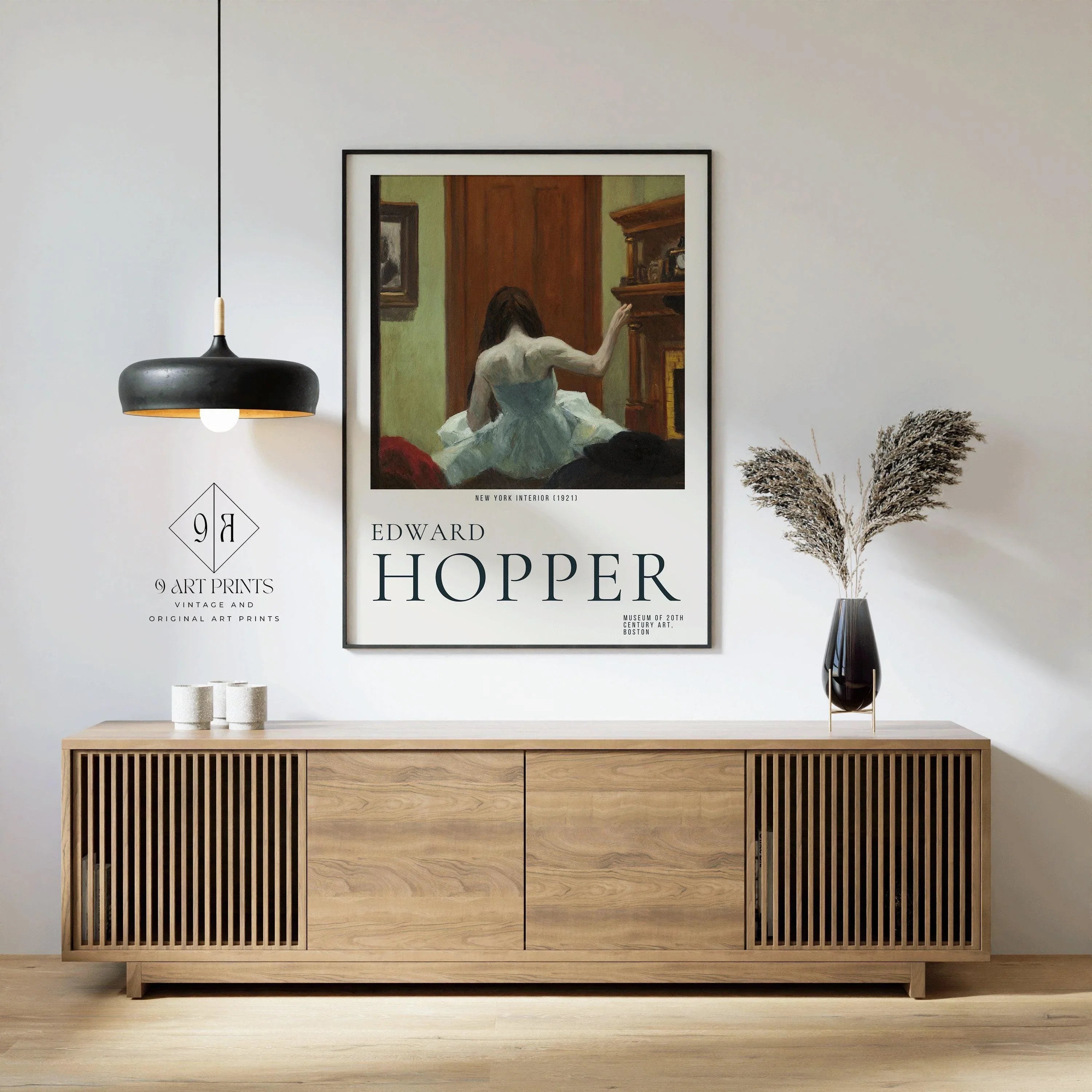 Edward Hopper - New York Interior | Famous Art (available handframed or unframed)