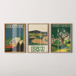Edward McKnight Kauffer - STATEMENT TRIO London Underground | Vintage Poster Art (Available Frame or unframed)