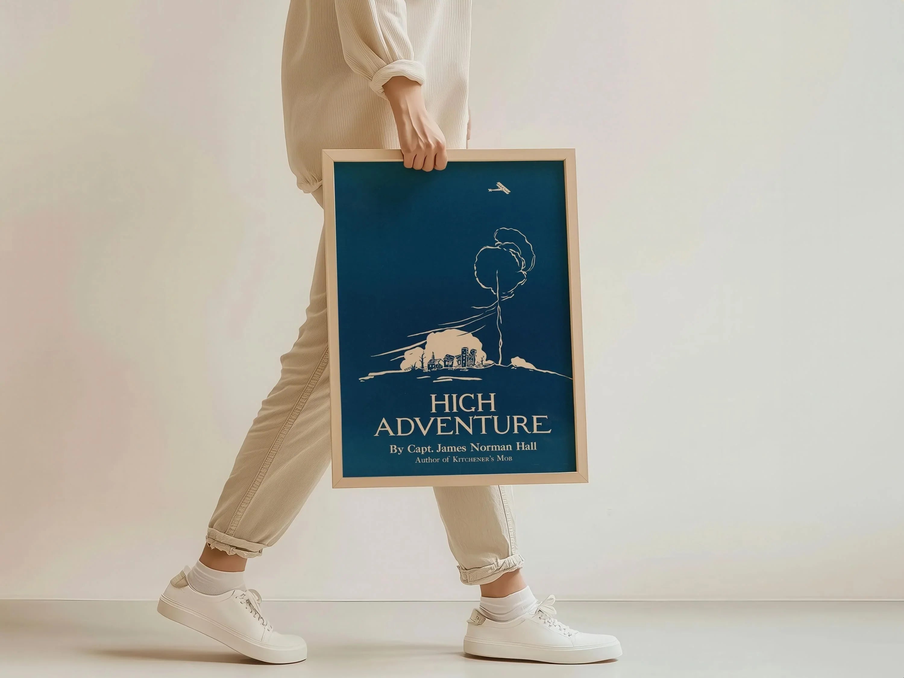 Edward Penfield - High Adventure Print: Minimalist Vintage Book Cover