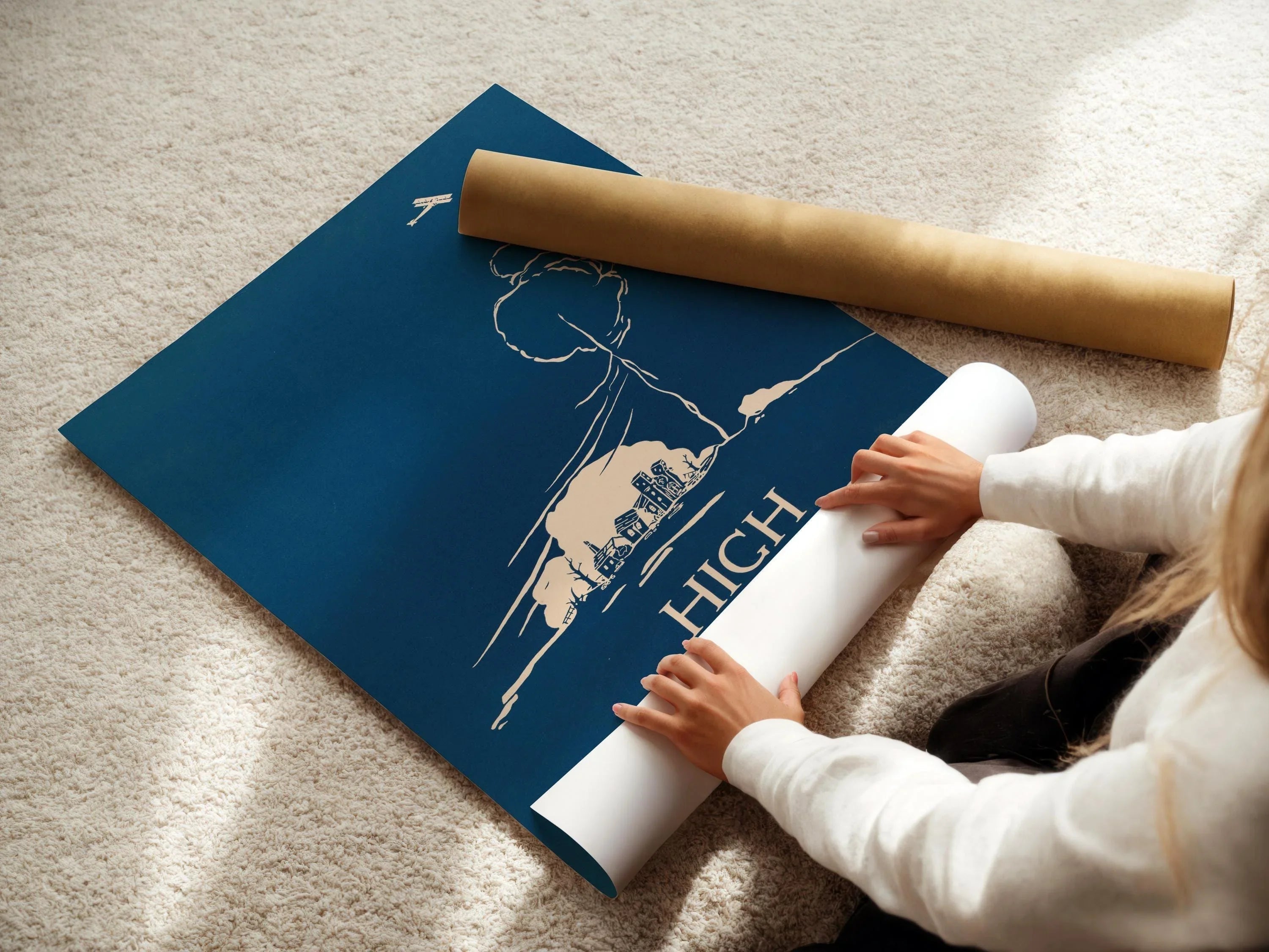 Edward Penfield - High Adventure Print: Minimalist Vintage Book Cover
