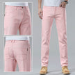 Men Fashion Brands Stretch Slim Fit Skinny Denim Pants jeans Trouser