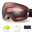 Men's And Women's Anti-fog Card Myopia Glasses Coated Large Spherical Eye Protection Ski Mountaineering Equipment
