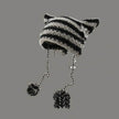 Breathable Windproof Cute Thermal Head Cover Woolen Cap beanies