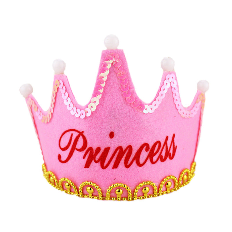 Kids Birthday Party Headdress – Creative Children's Birthday Crown Hat Decoration