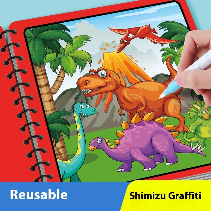 Children's Magic Water Painting Book for Kids – 8 Themes (Ages 4–6)