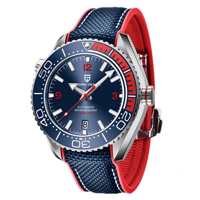 Men's Luminous Mechanical Watch Rotatable Bezel Sports Watch