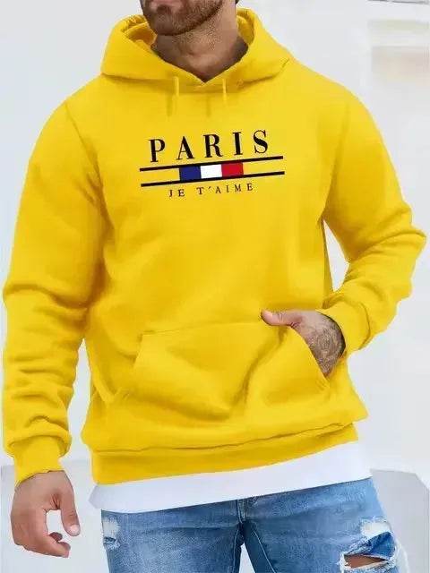 Casual Autumn And Winter Thick Cashmere sweatshirt Hoodie Pullover for men