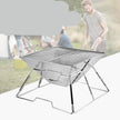 Portable Folding Stainless Steel Charcoal Grill – Compact Camping BBQ Stove