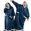 Oversized Fleece Hoodie Blanket with Pockets, Multiple Colours | Short–150 cm