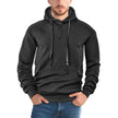 Mens Hooded Sweater – Polyester Pullover Hoodie with Long Sleeves