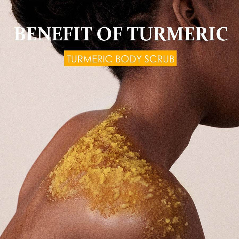Skin Brightening and Exfoliating Turmeric Vitamin C Body Scrub
