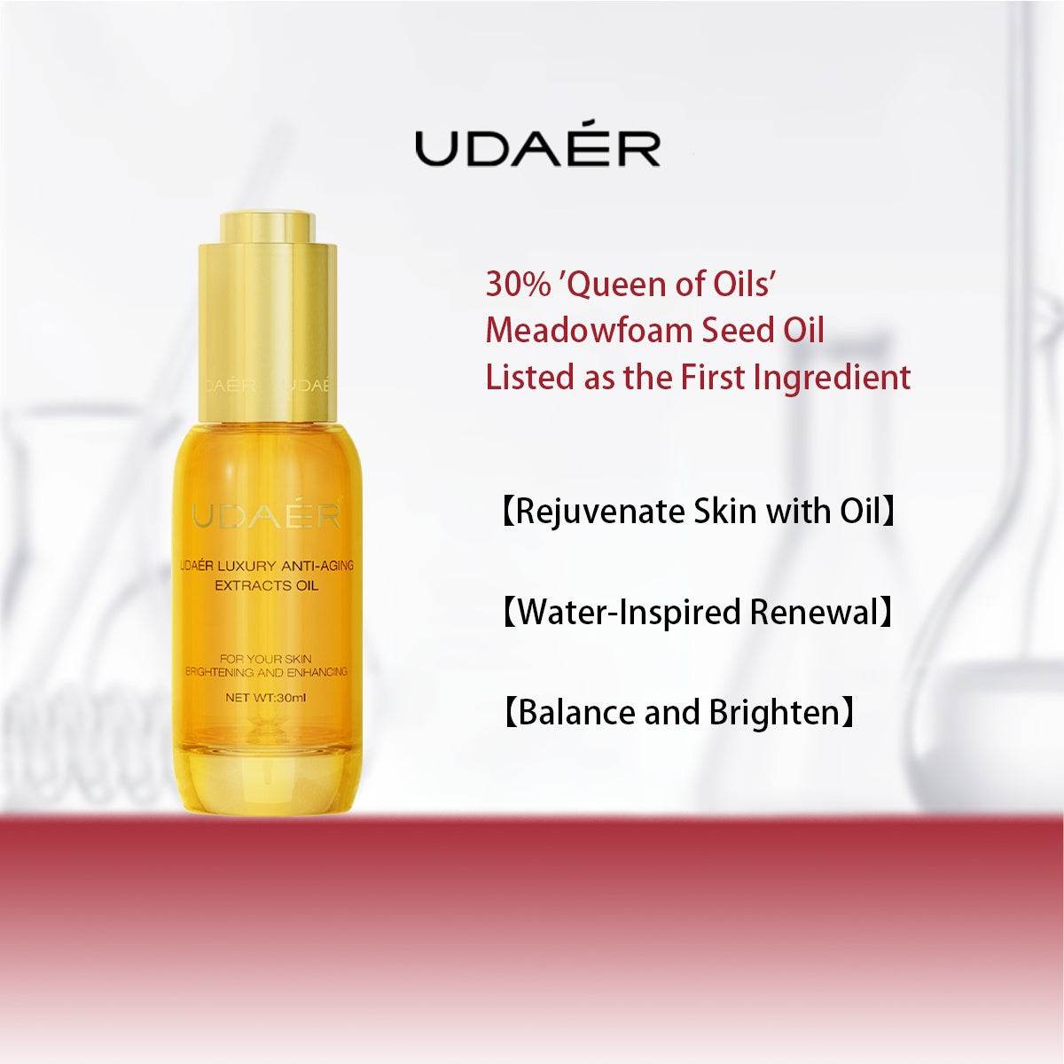 UDAER Luxury Anti-Aging Oil Extract Essence Hydrating Rejuvenating Oil