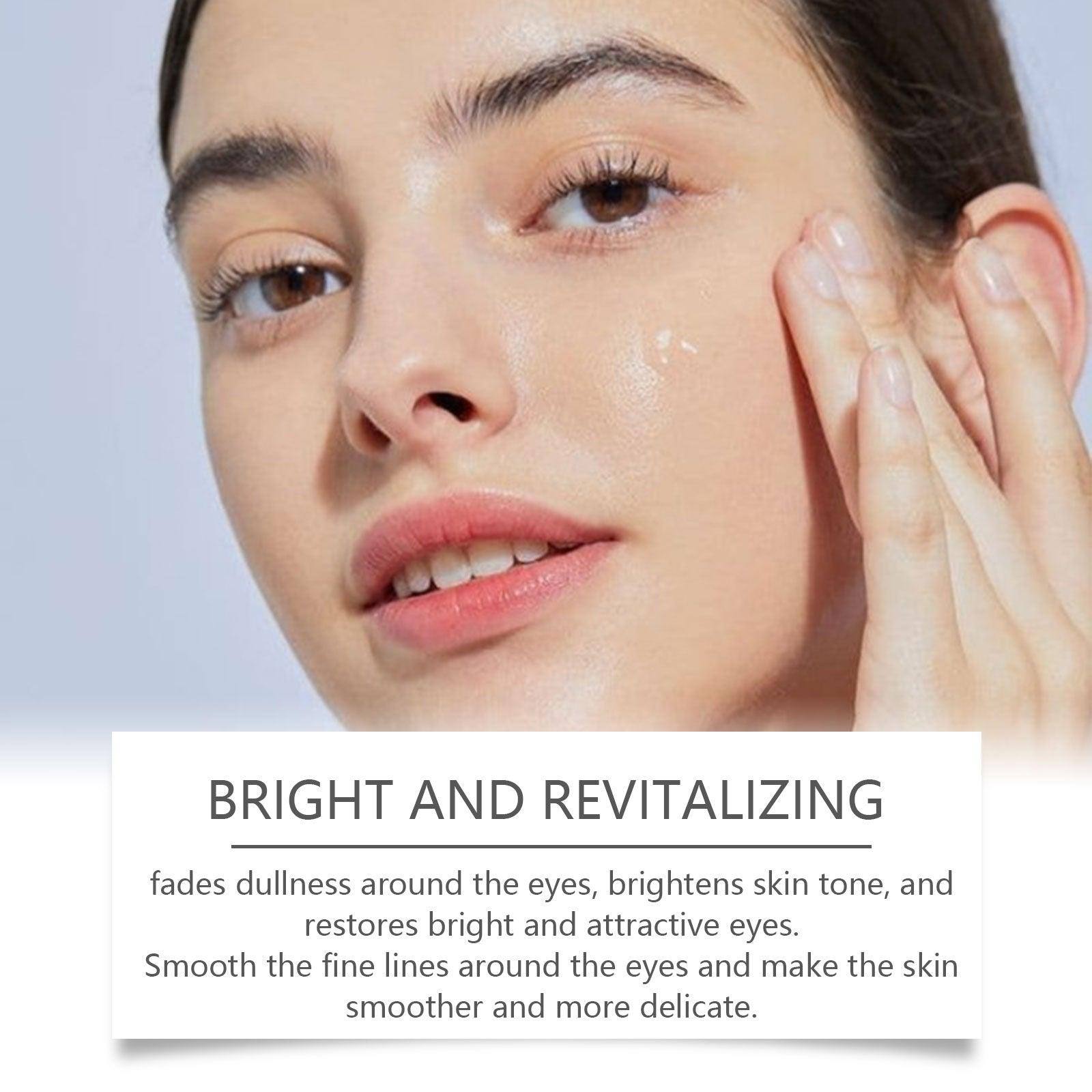 Peptide Protein Eye Gel Licorice Root Apple Extract Brightening Dark Circles Firming Lifting Fine Lines