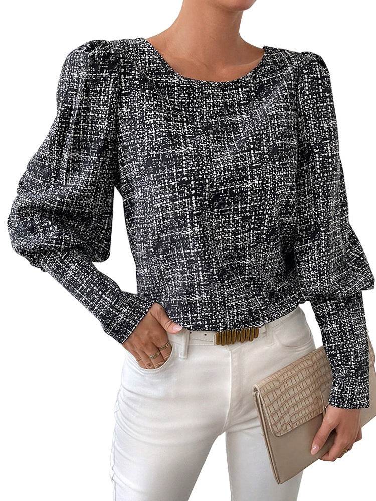 Fashionable Elegant Retro blouse top For Women