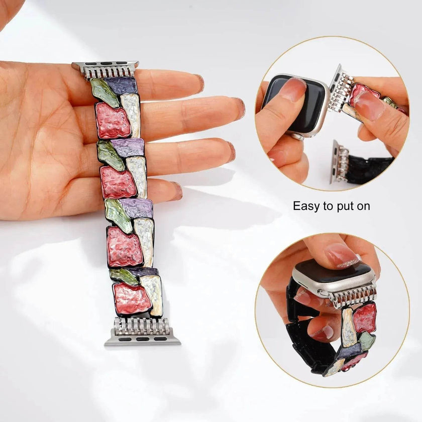 Women Colorful Watch Band  Strap Suitable For Apple iwatch