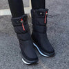 Winter boots New Plus Velvet Thick Cotton Shoes Thermal Middle Tube Waterproof Non-slip Boots
