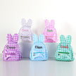 Gingham Bunny Ear Mini Backpack – Cute Plaid Bag for Girls (4 Colours)