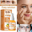 EELHOE Vitamin C Eye Cream Brightens Dark Circles Soothes Rejuvenates Anti-Aging Removes Eye Wrinkles