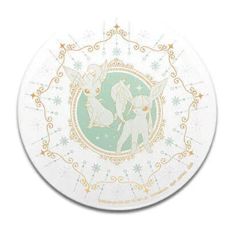 Pokemon Eievui & Starlight Night: Leafeon and Glaceon Glass Plate