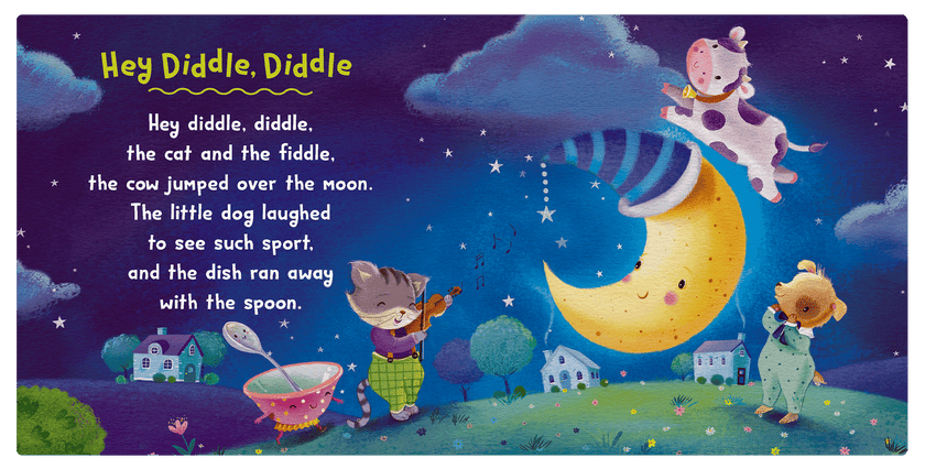 Little Hippo Books - My First Book of Nursery Rhymes- Children's Padded Board Book