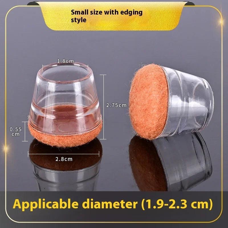Quiet And Wear-resistant Non-slip Stool Booties Rubber Protective Sleeve