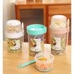 Portable Lock sealed Breakfast Oatmeal Cereal Nut Yogurt Fresh Fruit Salad Cup