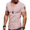 Men's Short Sleeve Cotton Casual Polo T shirt