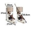 20-inch Plush Christmas Stockings Cows Pattern Gift Bag