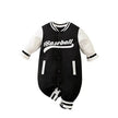 Baby One-piece Spring And Autumn Romper Baseball Uniform cloth