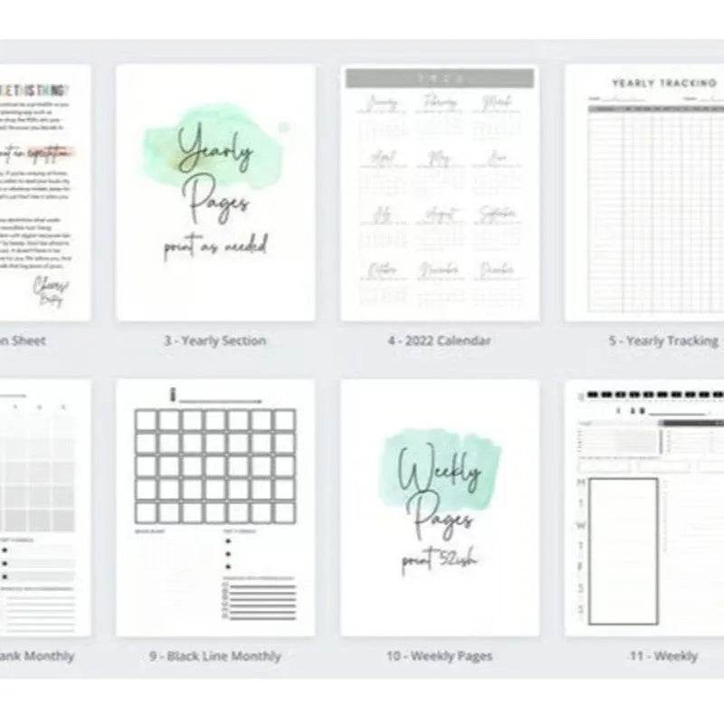 Creative Color LIFE PLANNER Planning Notebook