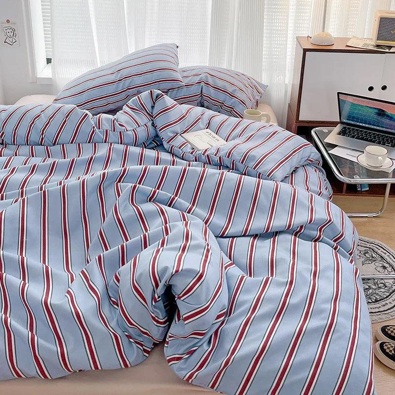 Korean Ins Modern Minimalist Duvet Cover Three Or Four Piece Suit