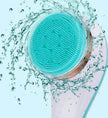 Electric Bath Brush Silicone Back Scrubber USB Rechargeable 2 Speeds Rotating Shower Brush Spa Waterproof Body Cleaning Brush