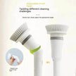 Electric Scrubber Cleaning Wall Long Hadle Elbow Telescopic Multifunction Cleaning Brush