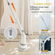 Electric Scrubber Cleaning Wall Long Hadle Elbow Telescopic Multifunction Cleaning Brush