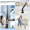 Electric Spin Scrubber, Cordless Cleaning Brush With 4 Replaceable Brush Heads And Adjustable  Handle for Bathroom, Kitchen, Tub, Tile, Floor
