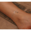 The Whimsical Cat & Bell 925 Sterling Silver Anklet