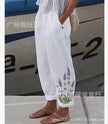 Elegant Cotton And Linen Floral Print Casual Jumpsuit