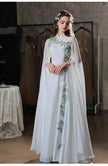Elegant Luxurious Dinner Party Embroidered Dress for Classy Arab Dubai Turkey Women