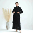 Elegant Printed Simple Dress for Elegant Arab Dubai Turkey Middle Eastern Women.