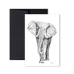 Elephant greeting card