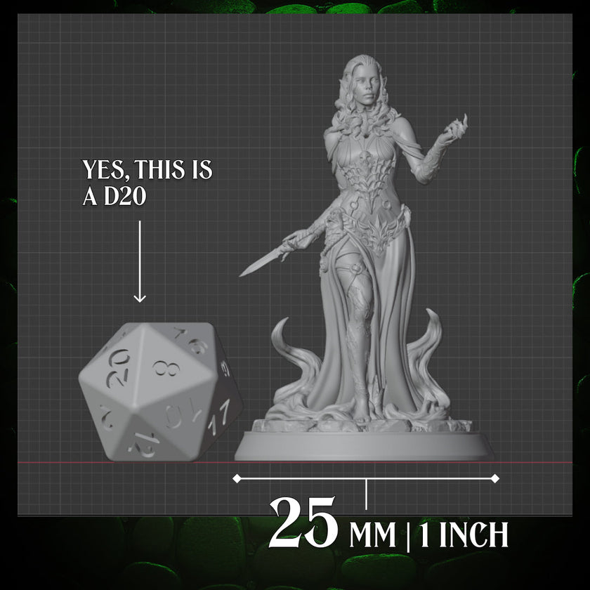 Elf Warlock | Dagger | 5e