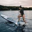 ELITE PADDLE - CARBON UD PRO - White & Black - Fix 1 piece